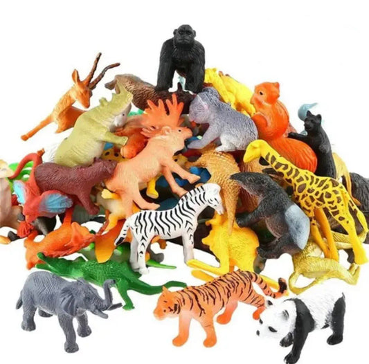 Rubber Zoo Set Toy For Kids