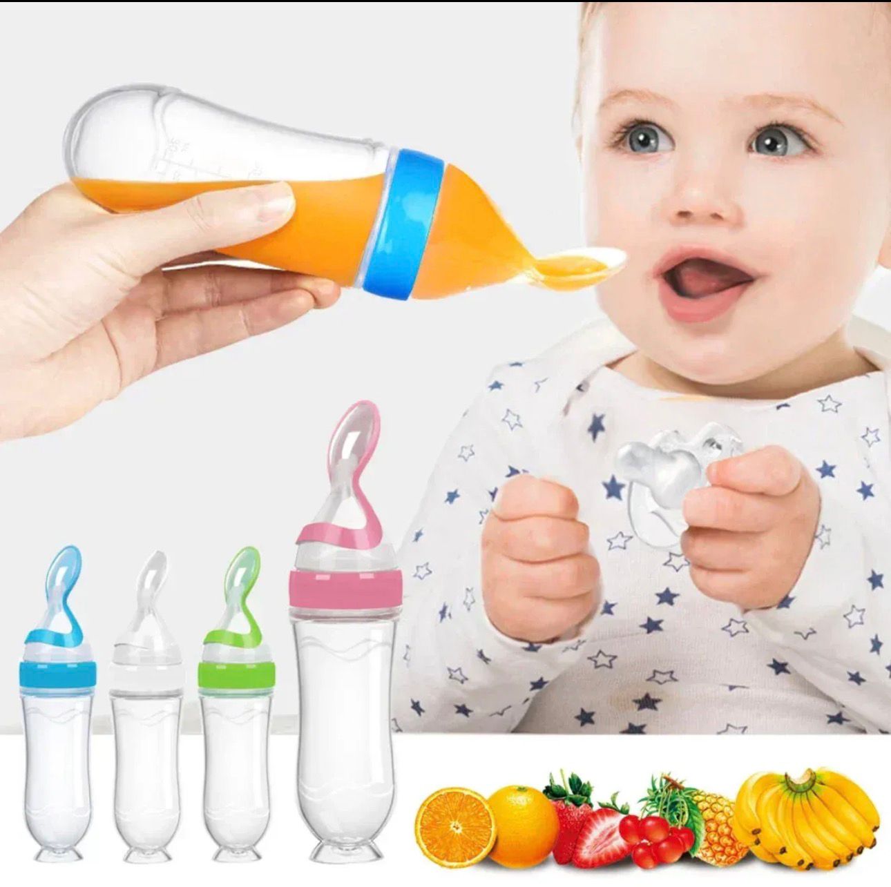 Baby Silicone Spoon Feeder 90 ML