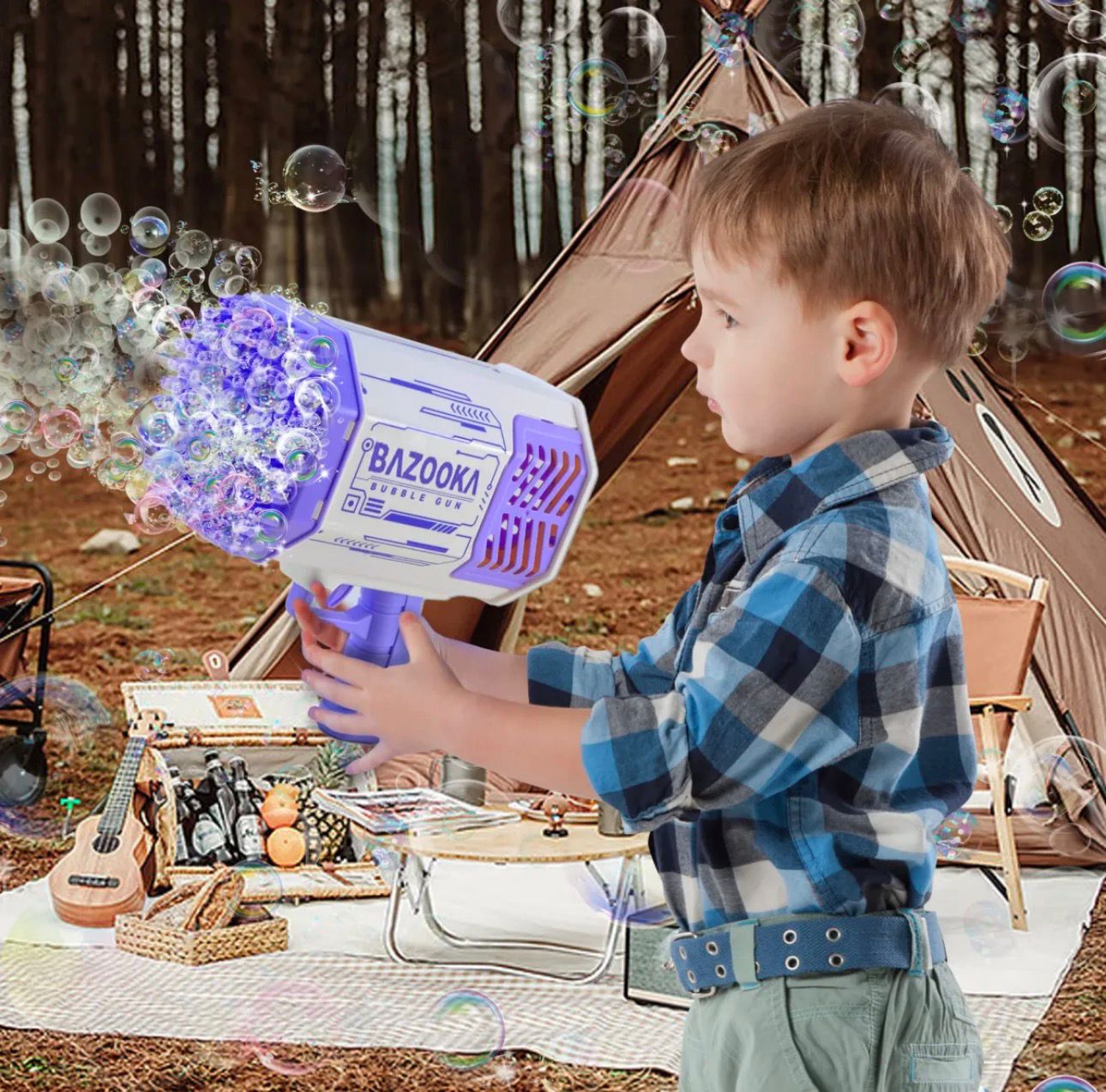 Automatic Bubble Gun for Kids